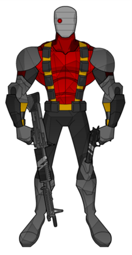 Suicide Squad Clipart - Suicide Squad Deadshot Cartoon (260x501), Png Download