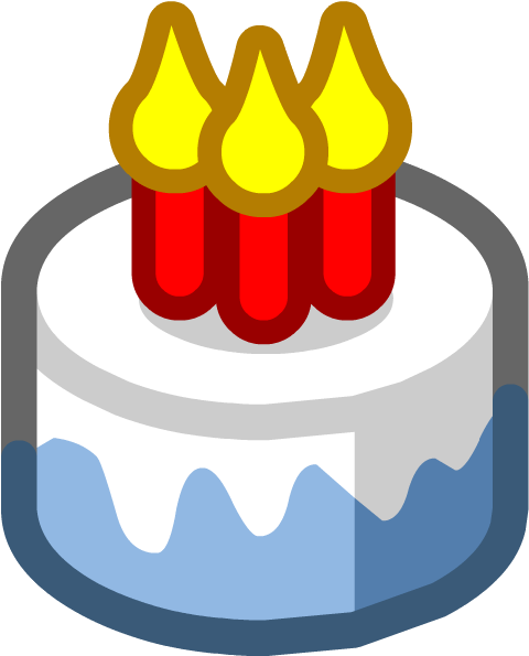 Cake - Club Penguin Emotes (594x594), Png Download