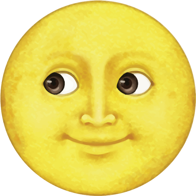 Download Download Ai File - Moon Emoji PNG Image with No Background -  PNGkey.com