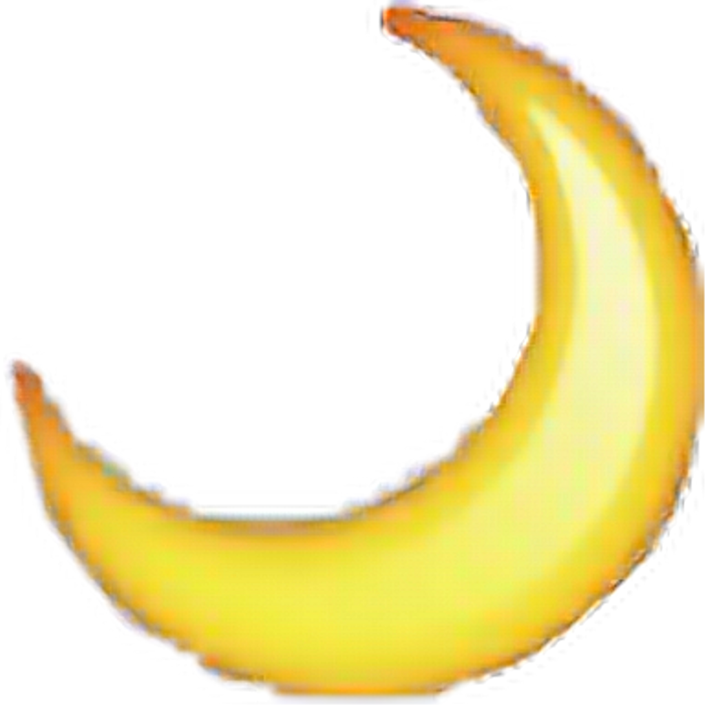 Crescent Moon Emoji Png - Ay Emoji (1024x1024), Png Download