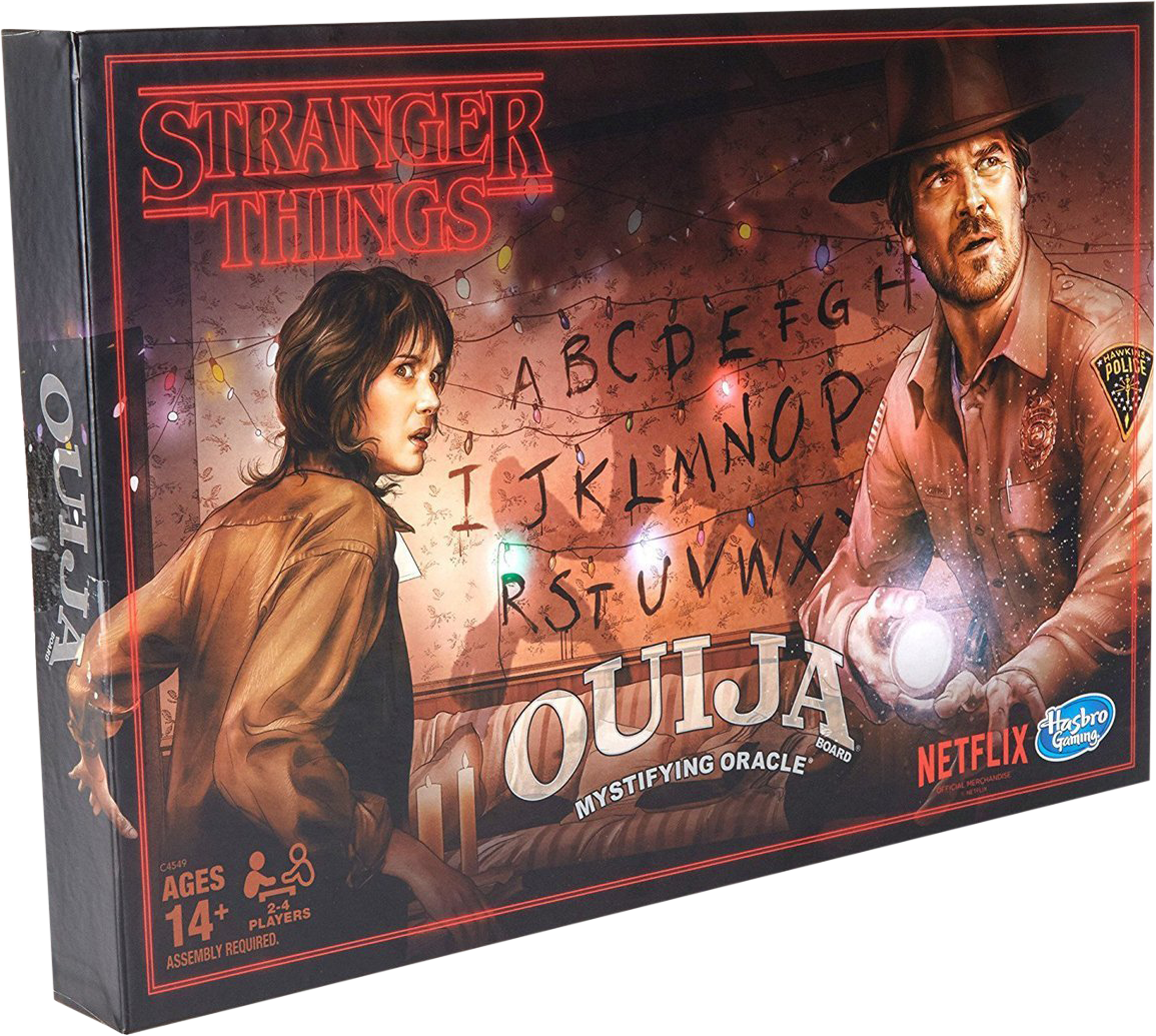 Ouija Board Game - Stranger Things Ouija By Hasbro (1155x1035), Png Download