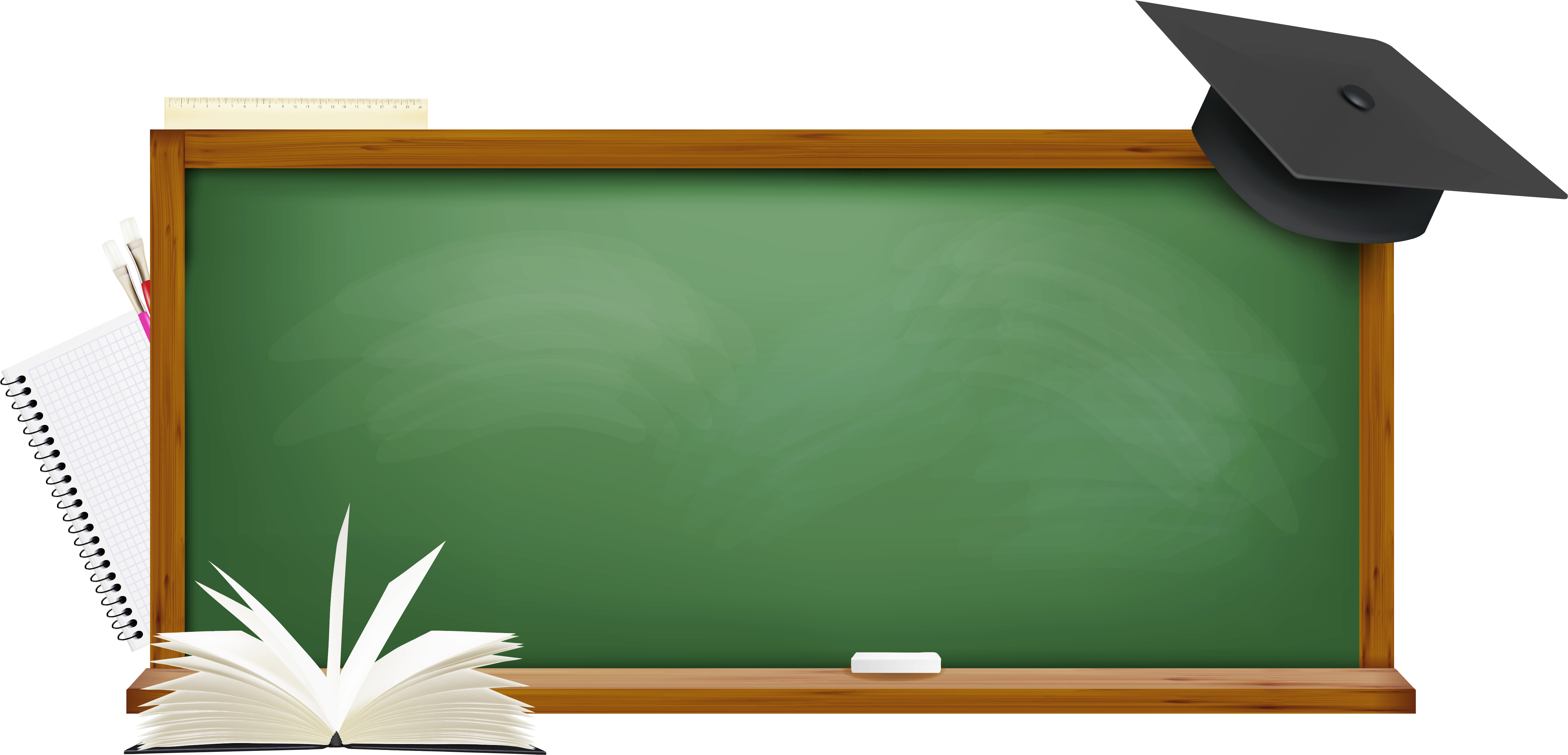 Green School Board Png Picture - School Board (5390x2856), Png Download