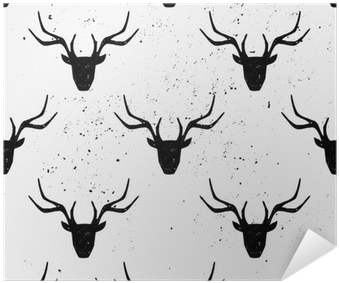 Deer Head Silhouette Png Download - Reindeer With Ornaments - Tote Bags (400x400), Png Download