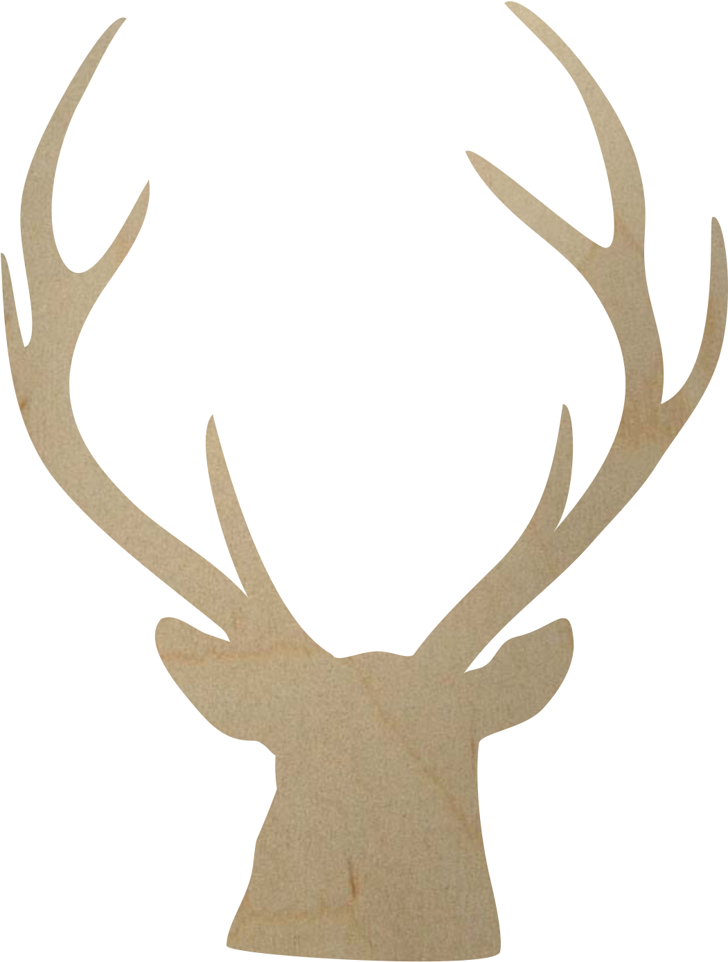 Buck Head Png Image Free - Deer Antlers And Bird (1124x1690), Png Download