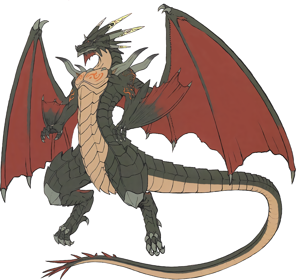 Clipart Dragon Dark Dragon - Fire Emblem King Dheginsea (1039x982), Png Download