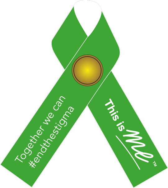 Mental Health Awareness Week Green Ribbon Campaign - Mental Health Awareness Week May 2018 (540x601), Png Download