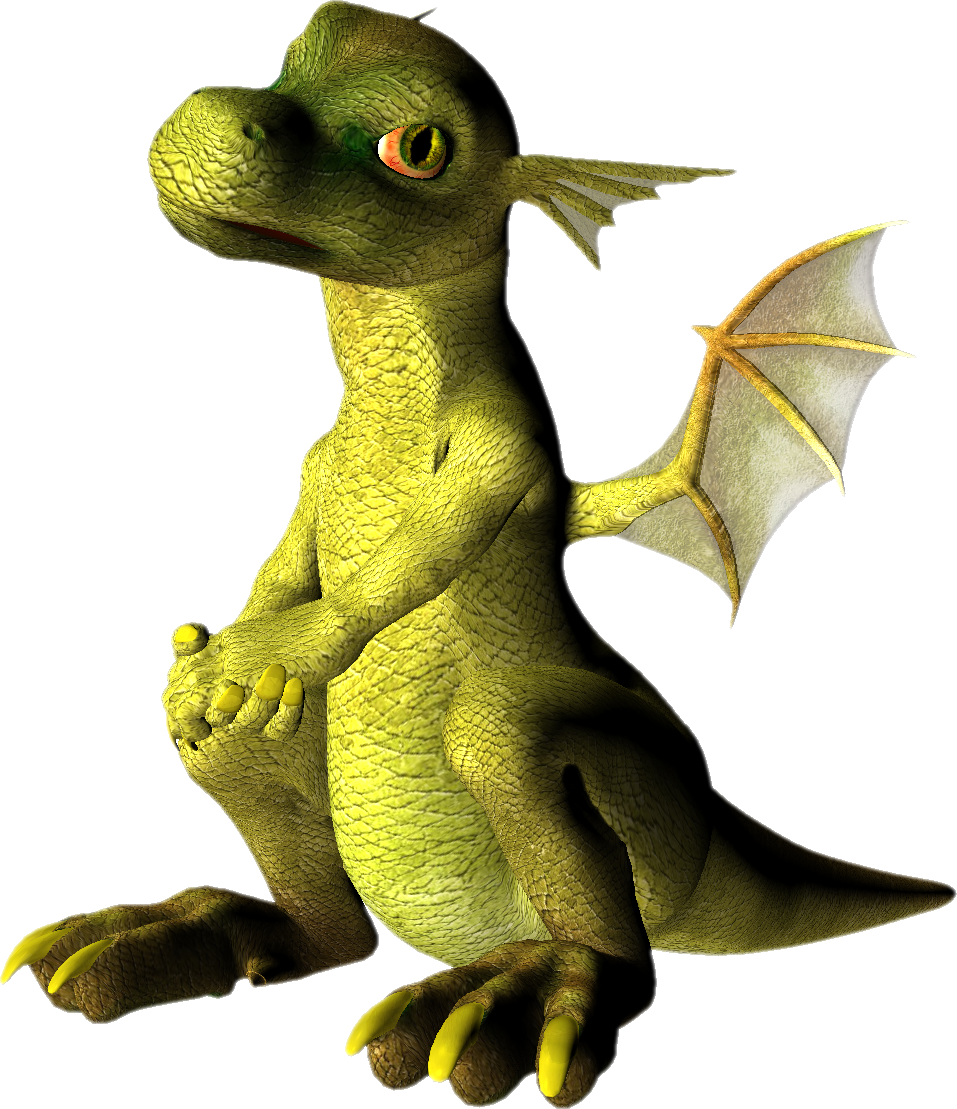 Dragon Png Transparent - Dragons Green Pictures Free (957x1109), Png Download