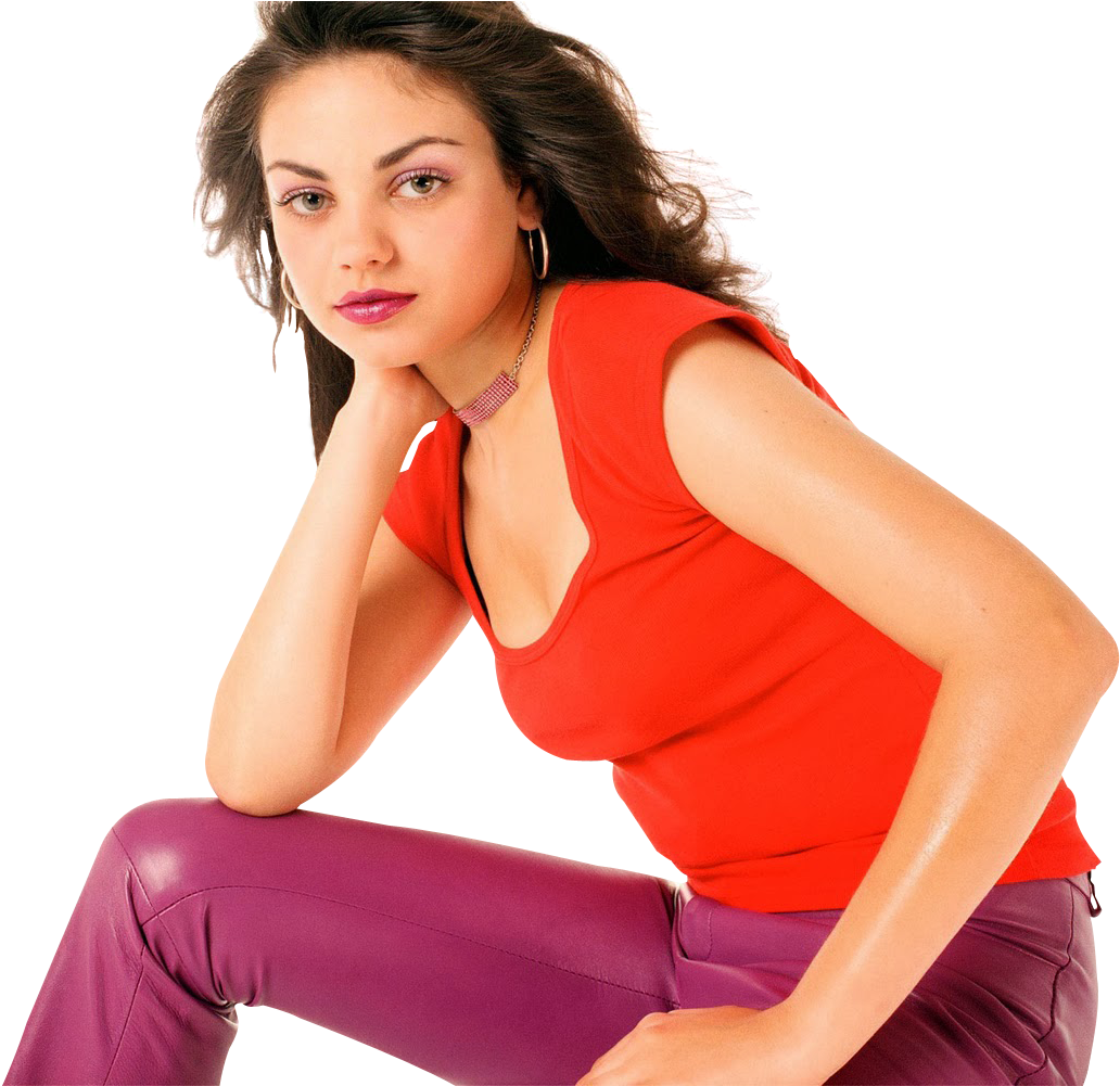 Mila Kunis Png Transparent Image - De Mila Kunis Sexy (500x449), Png Download
