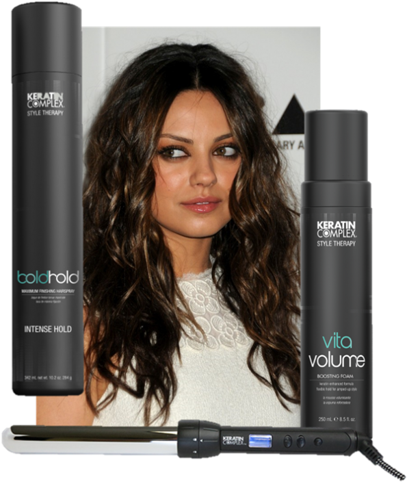 Mila Keratin - Mila Kunis Hair Products (610x733), Png Download