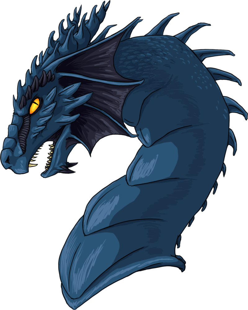 Blue Dragon No Background (800x998), Png Download
