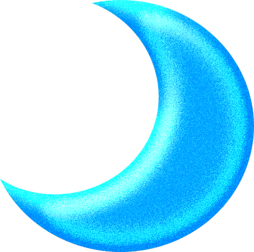 Blue Png By Clipartcotttage On Deviantart - Moon (500x496), Png Download