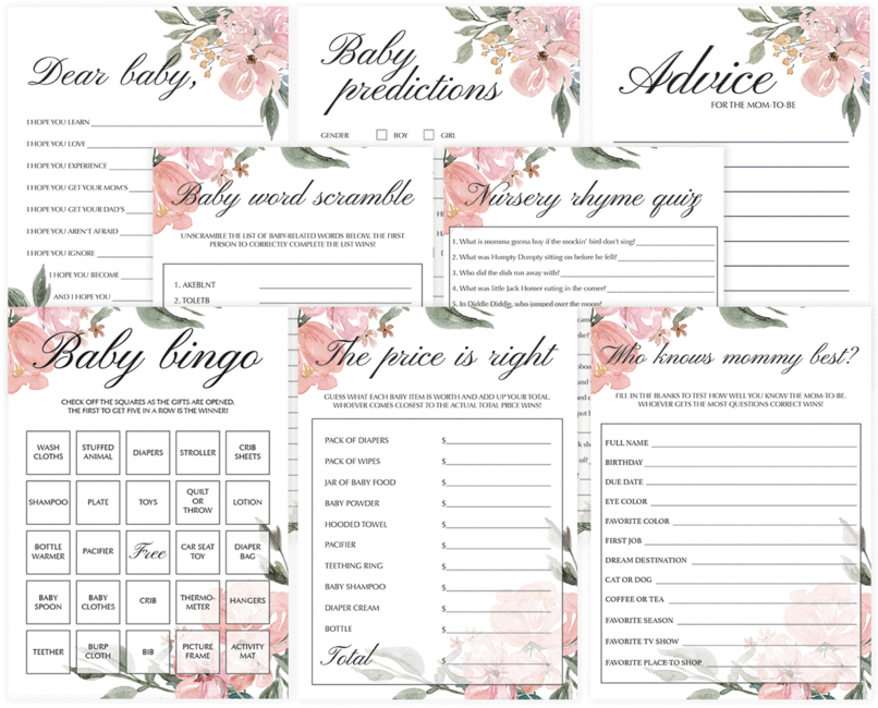 Download Whimsical Baby Shower Games Package Printable By Littlesizzle download-whimsical-baby-shower-games-package-printable-by-littlesizzle