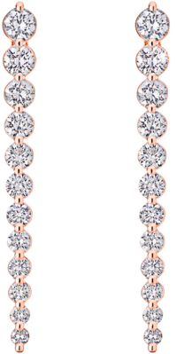Graduated Earrings Ayla - Earrings (500x500), Png Download
