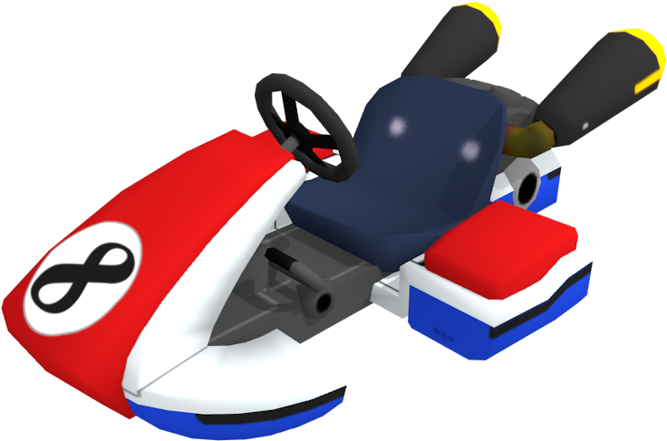 Download Zip Archive - Mario Kart 8 Mario Png (750x650), Png Download