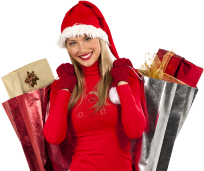 Official Psd Christmas Girls - Girl Christmas Png (400x336), Png Download