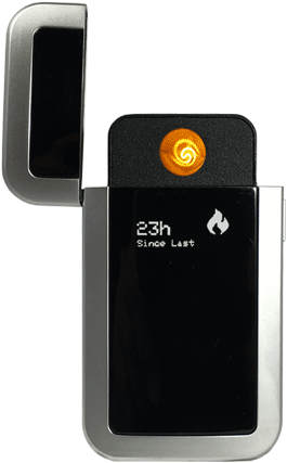Quitbit Lighter Front View Image - Smart Lighter (300x453), Png Download