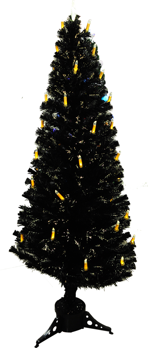 Led Chrstmas Tree With Candle Stick - Christmas Day (500x1226), Png Download