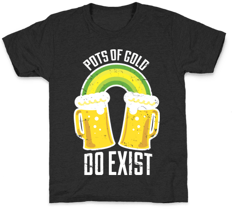 Pots Of Gold Kids T-shirt - Jokes For Kids About Rainbows (484x484), Png Download