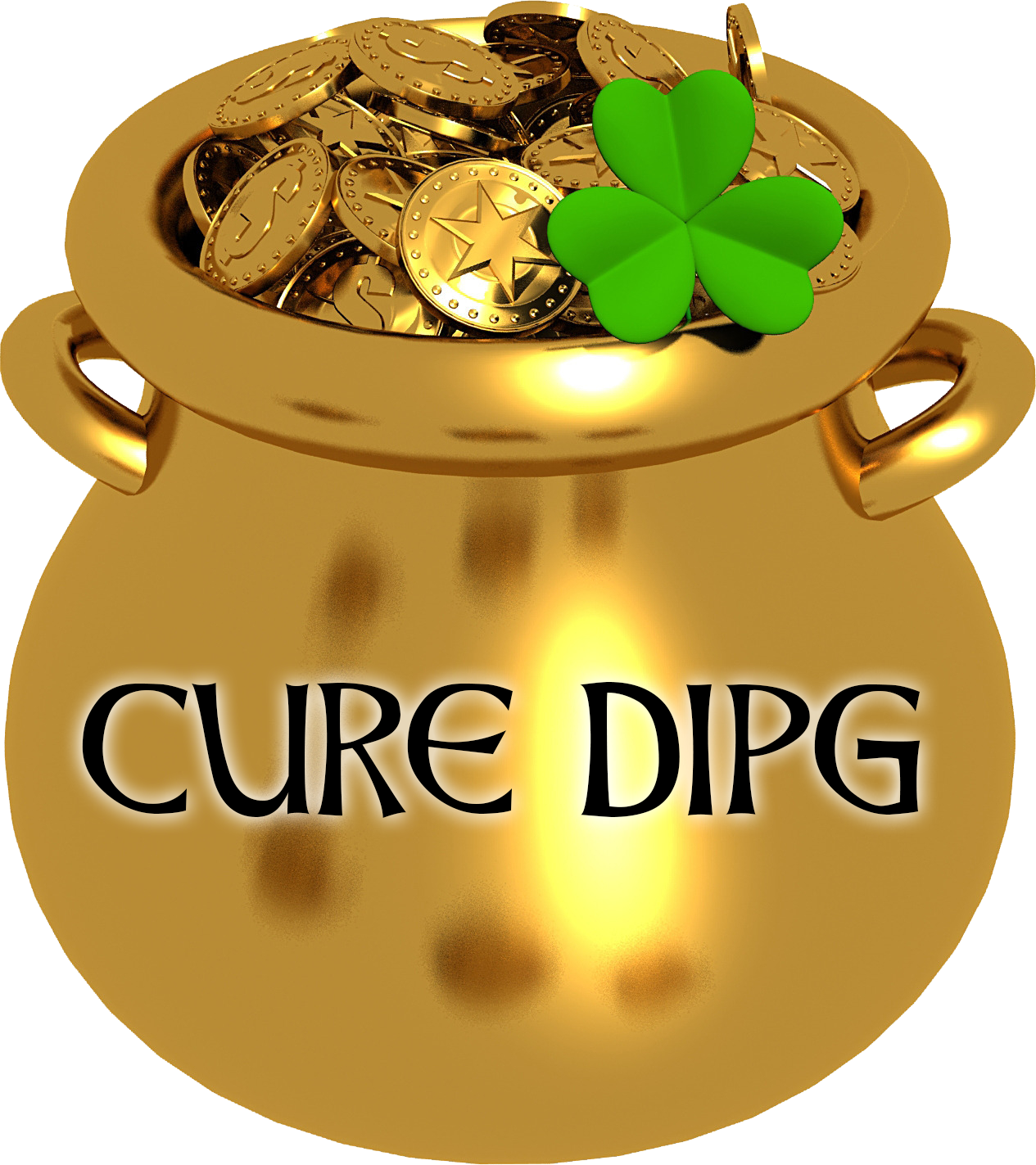 Help Us To Reach The Pot Of Gold At The End Of The - Gold (1265x1423), Png Download