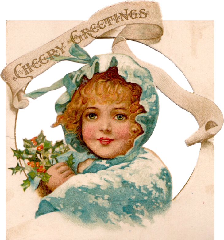 Wings Of Whimsy - Schnee-mädchen- Weihnachtsgruß-karte Karte (730x783), Png Download
