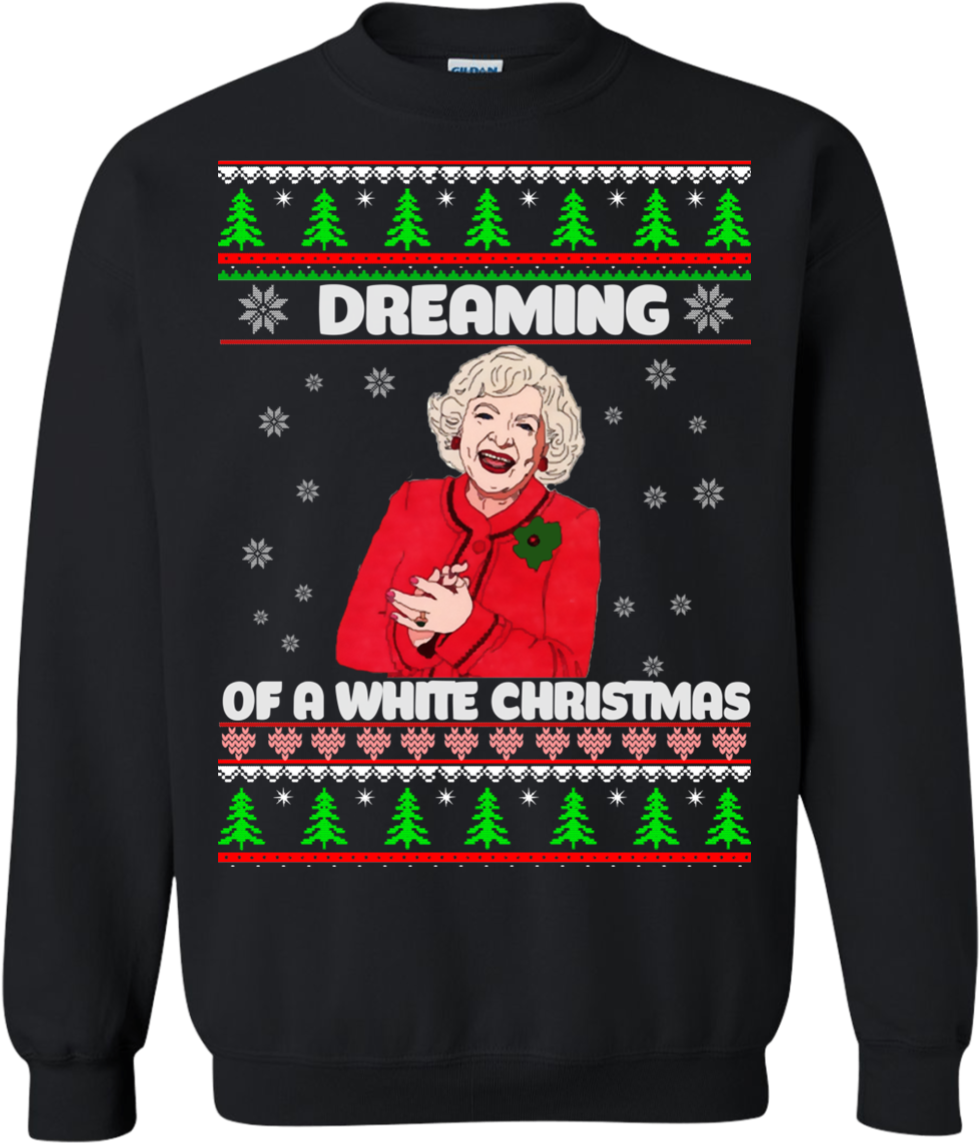 Dreaming Of A White Christmas Sweater, Hoodie - Conor Mcgregor Christmas Sweater (1155x1155), Png Download