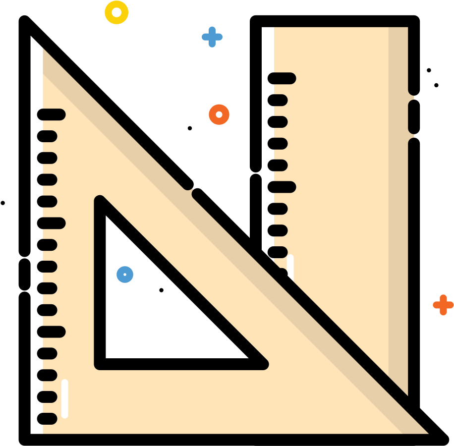 Download Svg Download Png - Ruler (1024x1024), Png Download