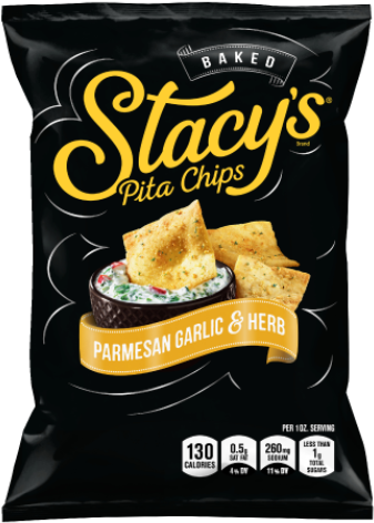 Parmesan Garlic & Herb Pita Chips - Stacy's Pita Chips (350x506), Png Download