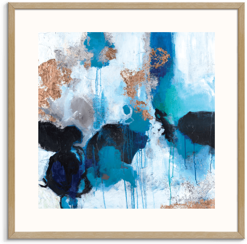 Framed Giclee Prints - Artist Lane Mojo Risen By Julie Ahmad Painting Print (900x900), Png Download