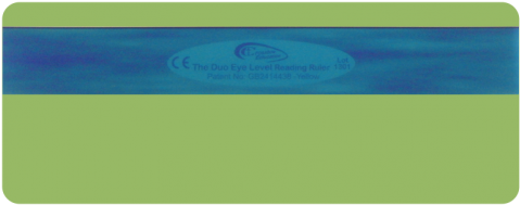 Duo Window Eye Level Reading Rulers Celery Green - Eye Level Reading Rulers (500x500), Png Download