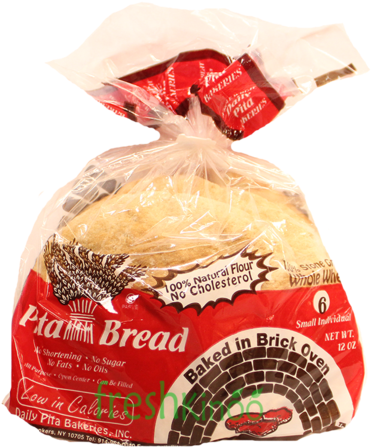 Whole Wheat Pita Bread 6 Pcs - Pita (389x480), Png Download