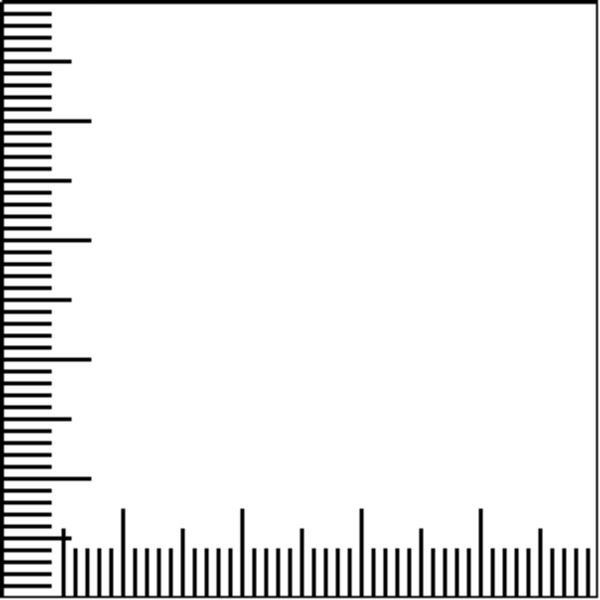 Ruler Free Images - Ruler Border Black And White (600x600), Png Download