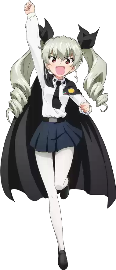 Anchovy - Girls Und Panzer Der Film: Full Color Long Wallet Anchovy (384x960), Png Download