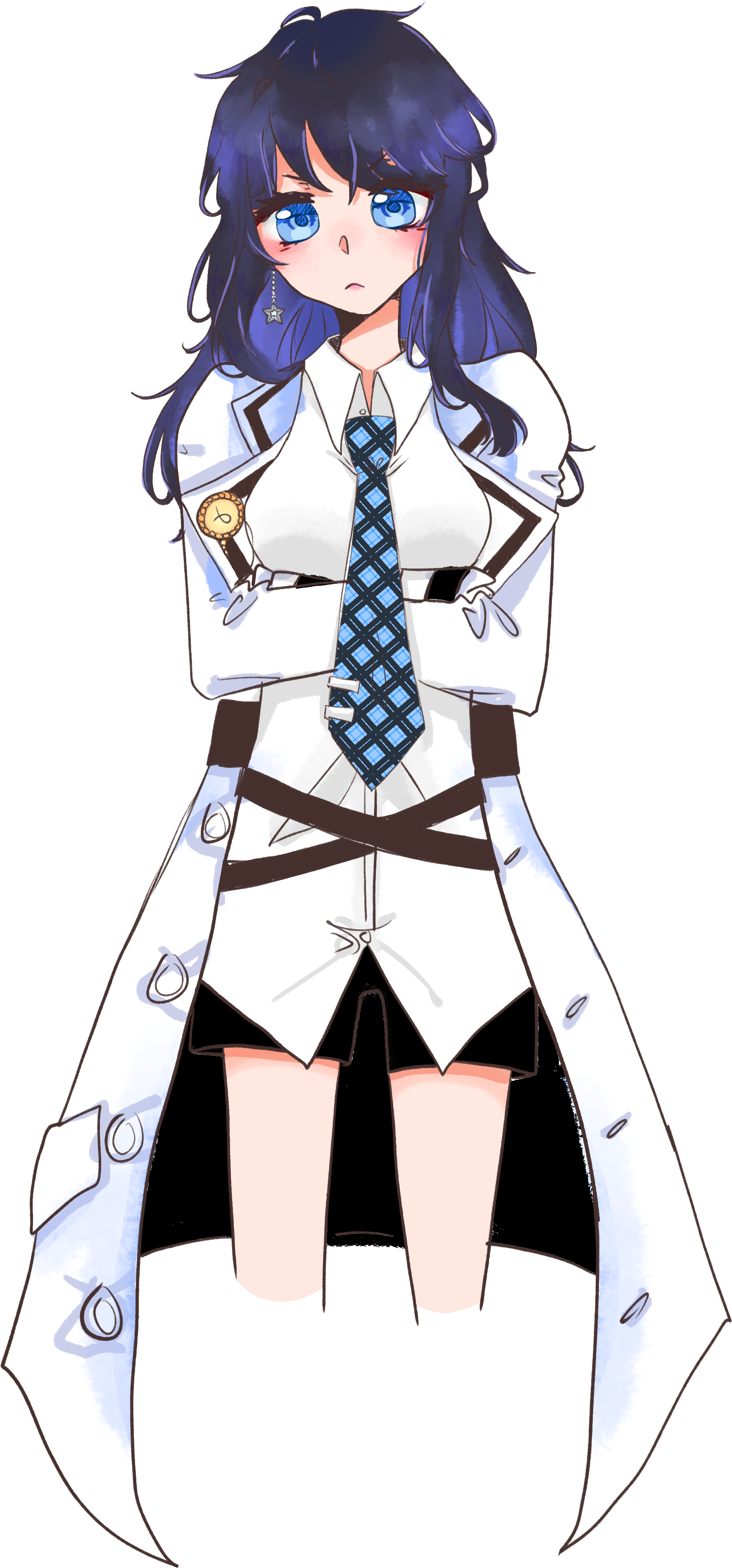 An Evil Aura Fumed Out Of Her, Even The Strangers Walking - Cartoon (3000x6066), Png Download