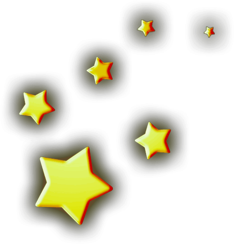 Mq Stars Star Glow Heaven Yellow Shadow - Illustration (1024x1024), Png Download