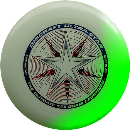 Ultra Star Glow In The Dark Disc - Frisbee Glow In The Dark (480x480), Png Download