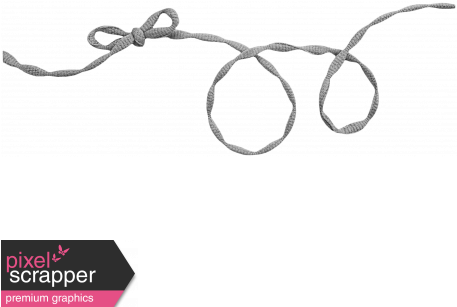 Curly Ribbon With Bow Template - Loved Word (456x456), Png Download