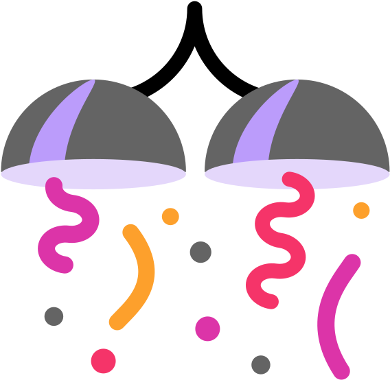 U 1 F 38 A Confetti - Emojis Celebracion Whatsapp Png (568x568), Png Download