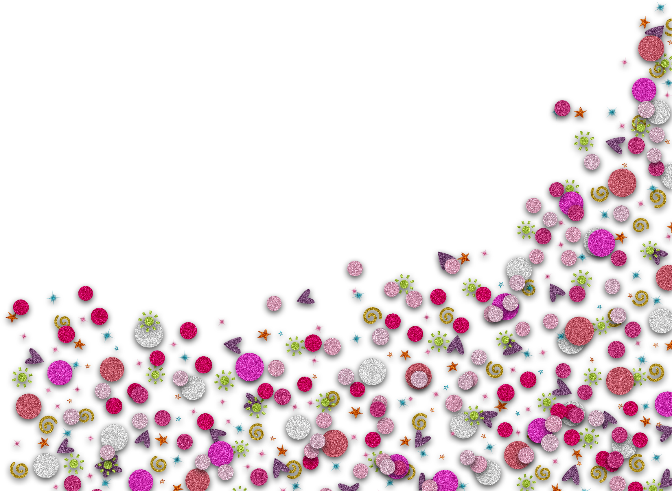 Click Image For Full Size, Then Right Click And Save - Free Png Transparent Confetti (2323x1695), Png Download
