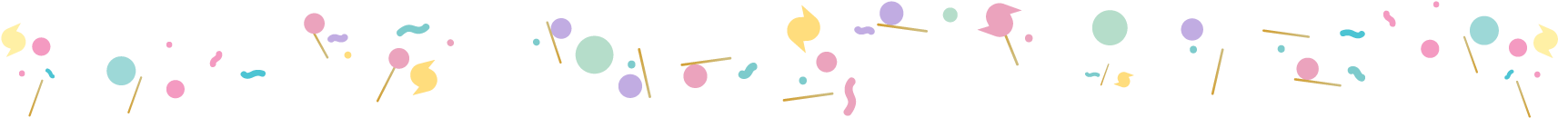 Confetti Wish - Graphic Design (1800x400), Png Download