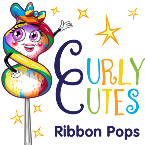 Curlycutes Ribbon Pops - Yumjunkie (480x480), Png Download
