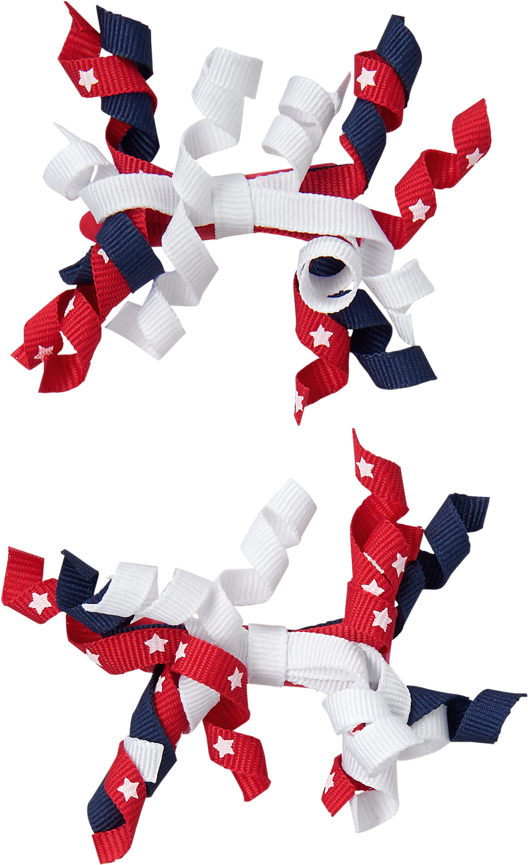 Curly Ribbon Clips - Christmas Decoration (1400x1780), Png Download