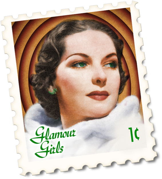 Slideshow - 30s Glamor - Stamp Only - 2740 - Portable Network Graphics (1000x714), Png Download