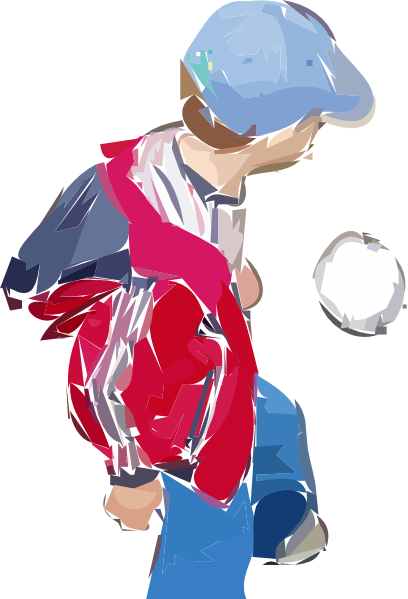 Soccer Clipart - Best Gift - A Boy Plays Soccer Hoodie/t-shirt/mug Black/navy/pink/white (408x599), Png Download