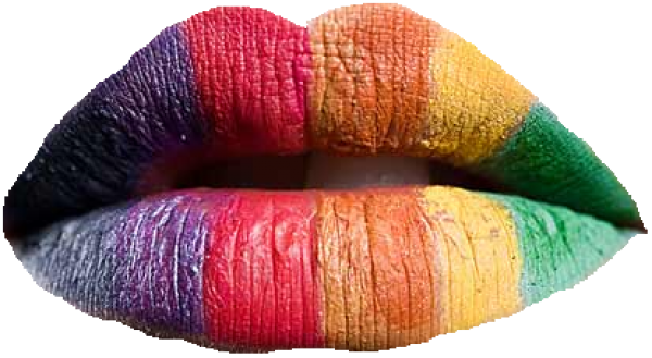 Lips Png Free Download - Lips Png Transparent Background (600x329), Png Download