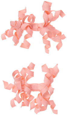 140164047 - Girl's Curly Ribbon Clips By Gymboree - Pink (315x400), Png Download