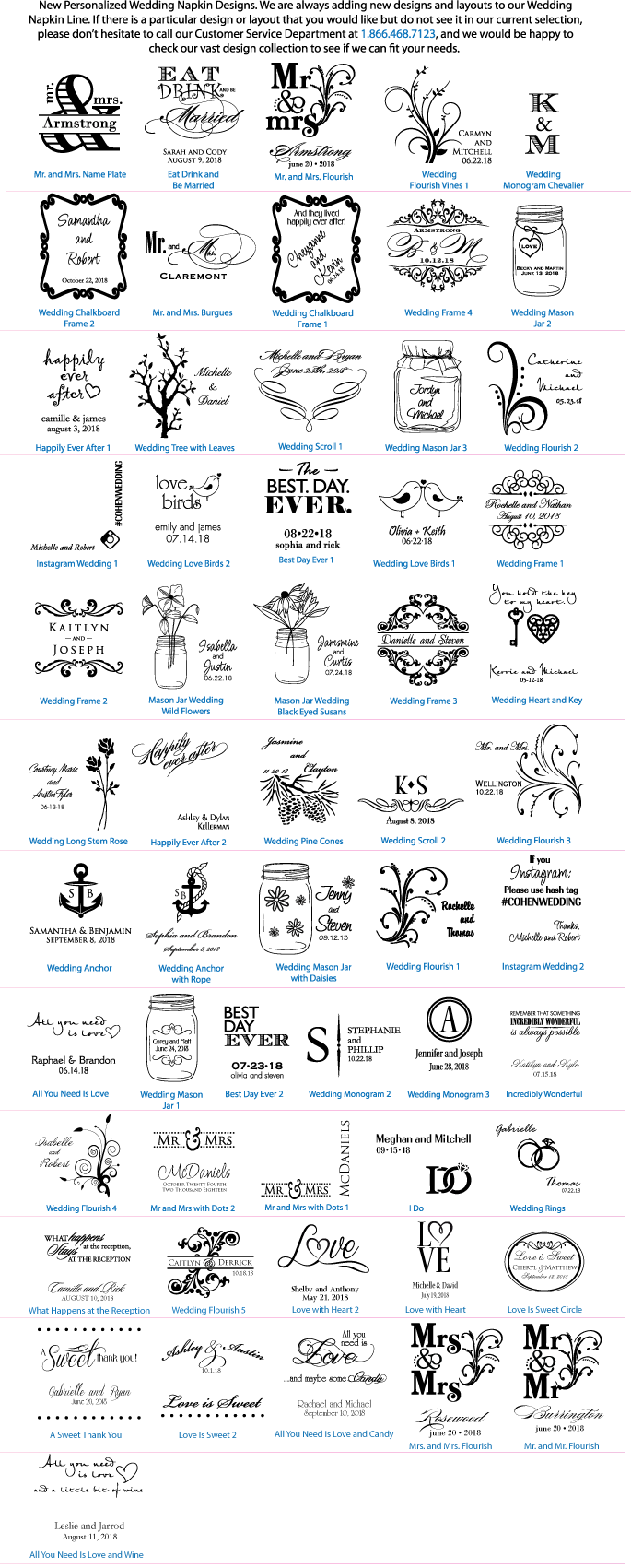 Designs You Can Use On Personalized Wedding Napkins, - Circle (685x1701), Png Download