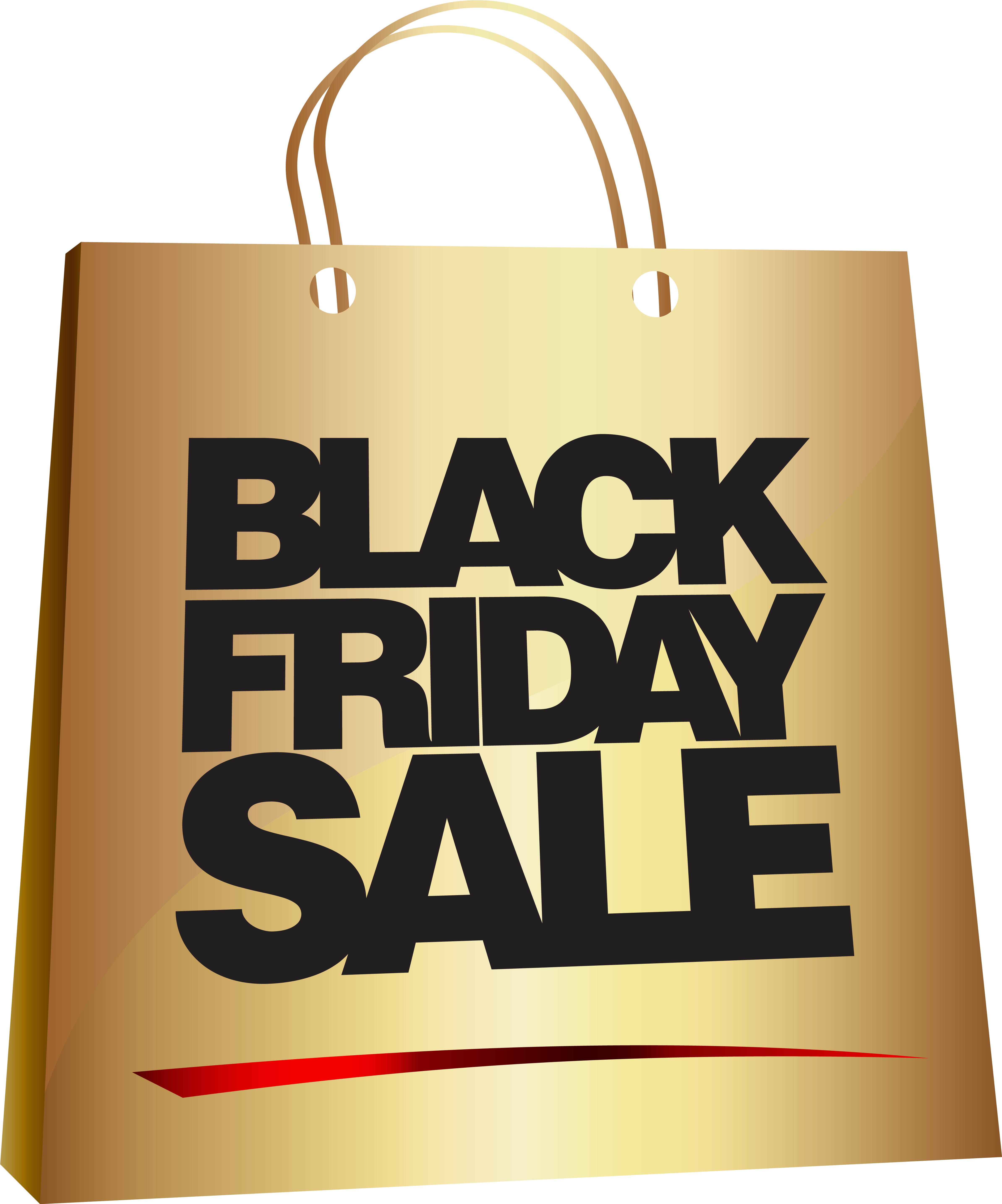 Black Friday Sale In Gold (4895x5881), Png Download