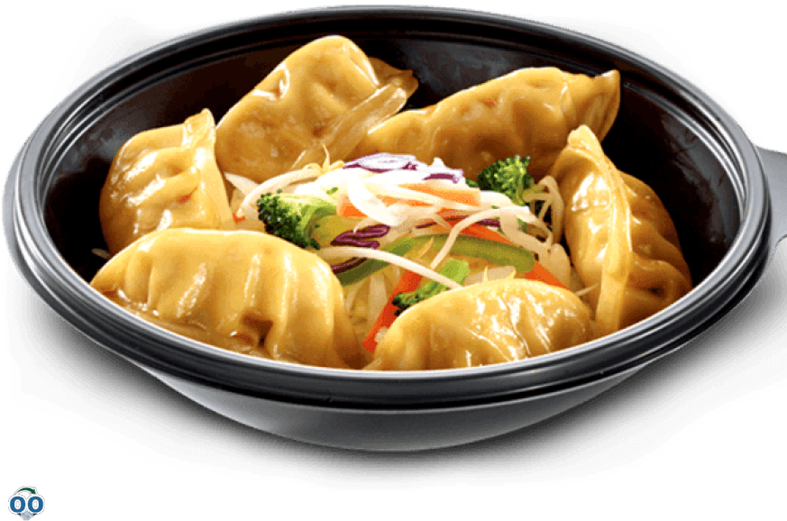 Gyoza Dumplings - Momo (874x630), Png Download