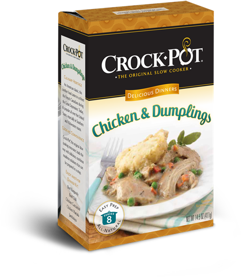 Close - Crock Pot Delicious Dinners, Chicken & Dumplings (600x600), Png Download
