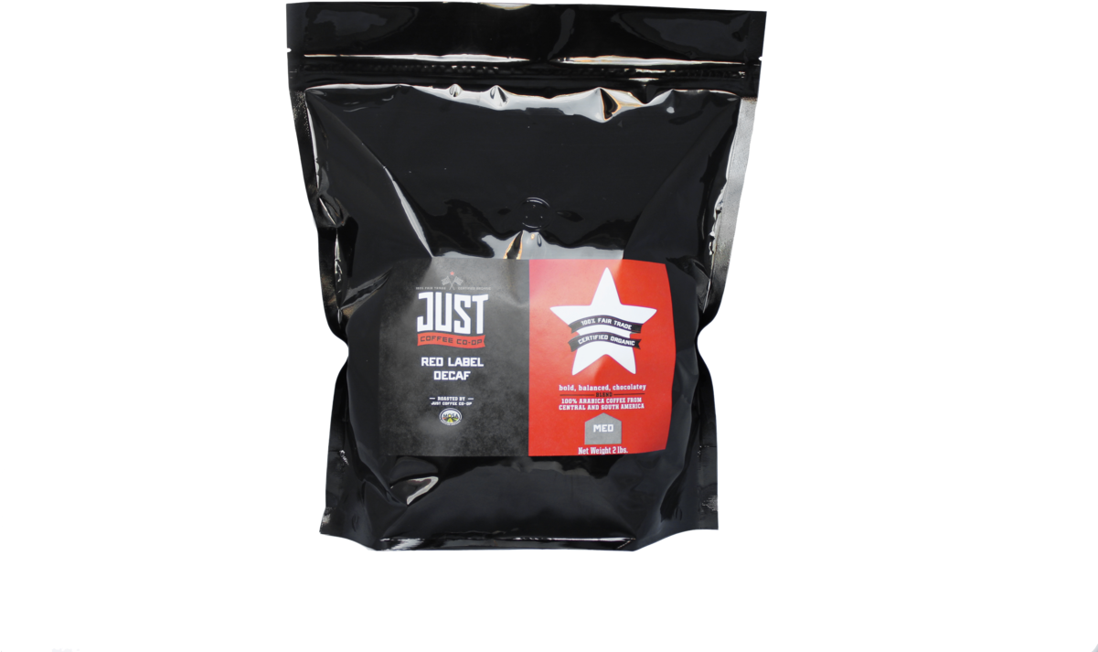 Just Coffee Red Label 2lb Bag - Just Coffee Cooperative (1200x800), Png Download